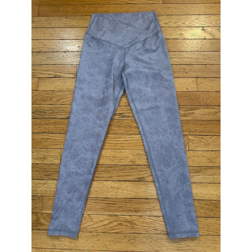 Womens Size M OFFLINE Aerie Hugger Purple Crossover High Waisted Crackle Legging